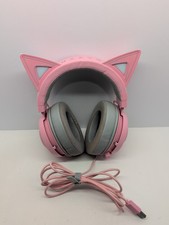 Razer Kraken RGB USB Gaming Headset Kitty Edition Tested Working 2