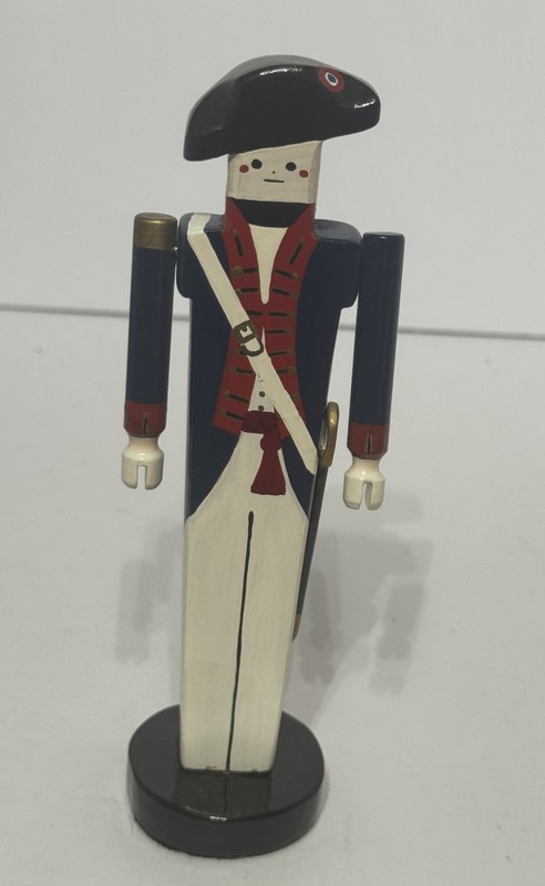 Patrick Jacobs Figurine Wooden Christmas Soldier Sword HMS 7" + Tall