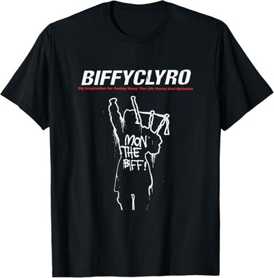 Biffy Clyro Band Biffy Clyro Mon the Biff Cotton Black T Shirt S-5XL UR731