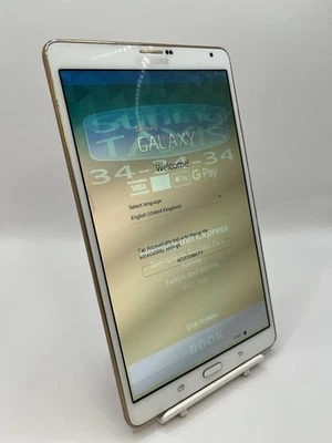 Samsung Galaxy Tab S 8.4" SM-T705 White Unlocked Android Tablet Read Below #S