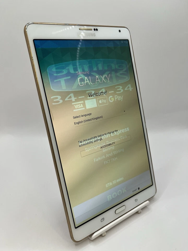 Samsung Galaxy Tab S 8.4" SM-T705 White Unlocked Android Tablet Read Below #S, photo 1 of 5