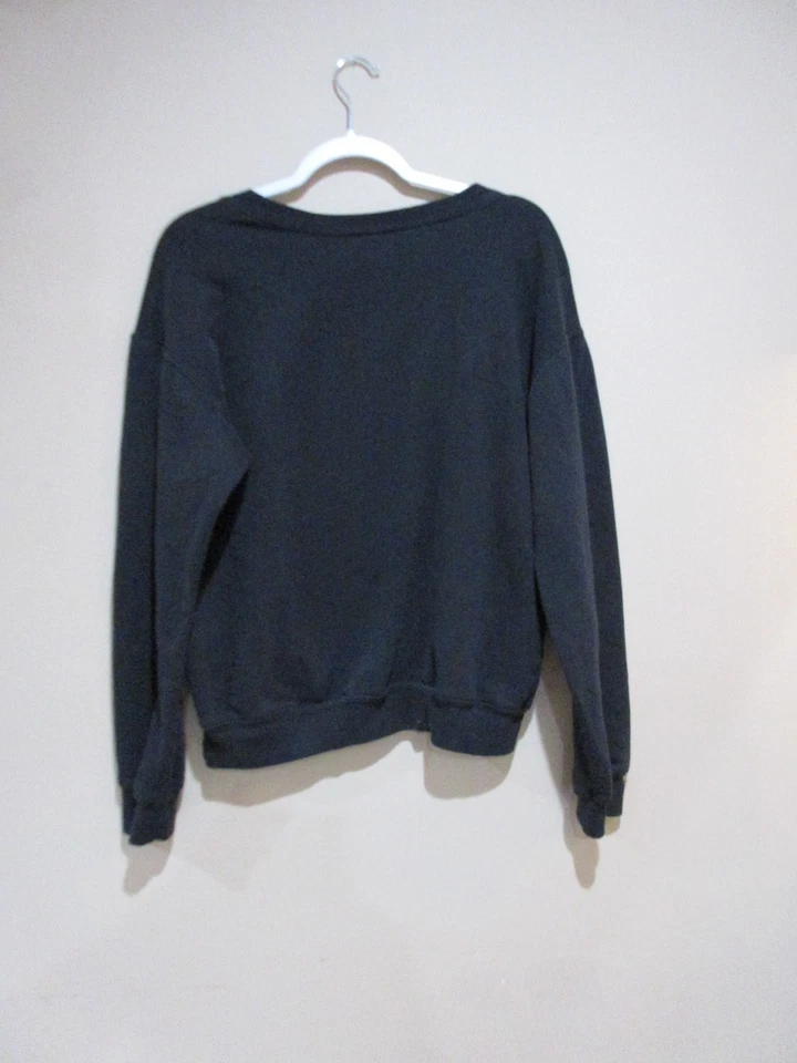 De colección. Sudadera Batman Juvenil Lg 12-14 Negra Manga Larga Logo Foto 2 de 3