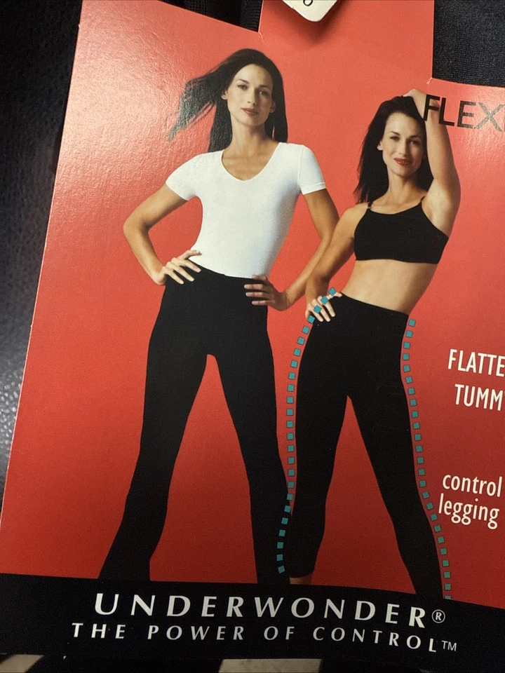 Legging de Colección Flexees Underwonder Control Panty Modelador Talla Mediana Negro NUEVO  Foto 2 de 4