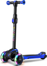 Kids Scooter for Age 3-12, Toddler Scooter with 4 Adjustable Heights, Light up 3