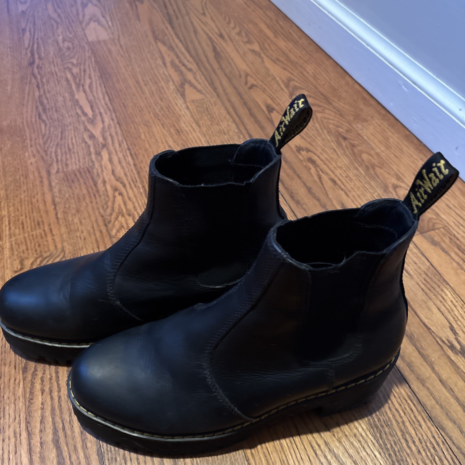 Doc Martens Women’s Chelsea Rometty Platform Leather Boots Size 10 thumbnail 2