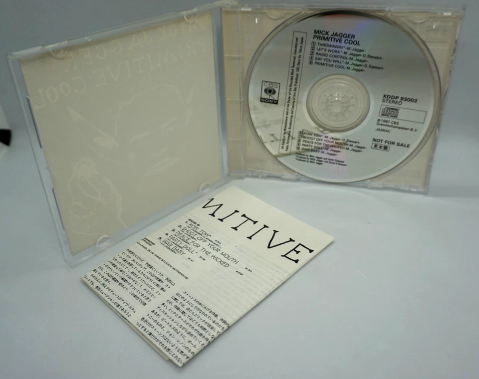 Mick Jagger : Primitive Cool CD (Japan 1987 Press) XDDP 93003 RARE PROMO COPY - Image 3 of 4