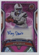 2024 Resurgence Rookie Signatures Pink Static Refractor /10 Ray Davis Auto w5p