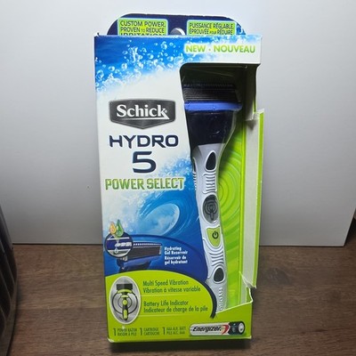 NEW Schick Hydro 5 Power Select Vibrating Razor Handle + Cartridge Discontinued