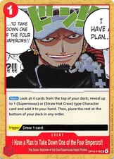 I Have a Plan to Take Down One of the Four Emperors!! OP14-019 One Piece