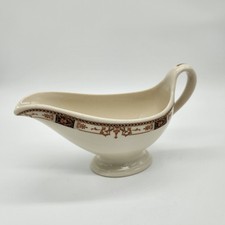 Vintage Gravy Boat Sauce Dressing Black And Gold