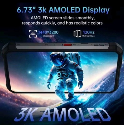 Unihertz Tank 4 Pro 5G Rugged Smartphone 18GB+1TB 720p Projector