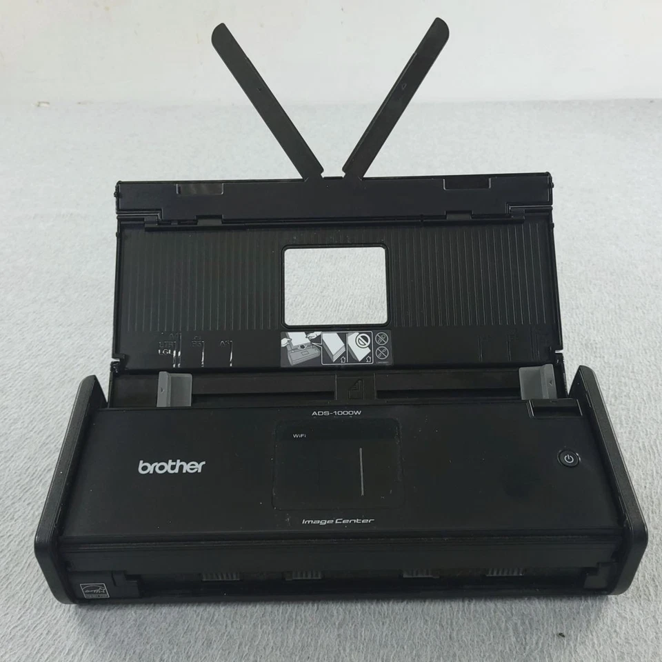 Brother ADS-1000W Compact Color Desktop Scanner WiFi Duplex w/ USB Cable & Power - Image 2 of 4