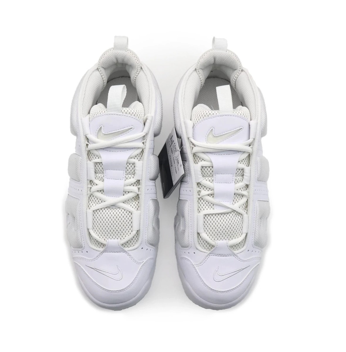 FZ3055-100 Nike Air More Uptempo Low Triple White (Men's) | eBay