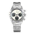 Rolex Vintage Daytona Watch 37MM White Index Hour Markers Dial Stainless Steel