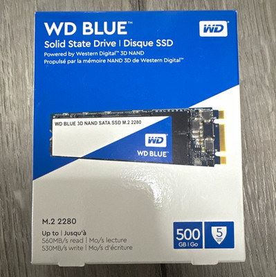Western Digital WD Blue 500GB M.2 2280 SATA 3D NAND SSD 560/530MB/s
