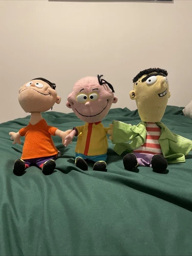 Ed, Edd, n Eddy Super Rare Plush BobbleHead Dolls From Cartoon Network