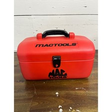 Mac Tools Red Plastic Portable Tool Box Ertl Storage Case With Handle