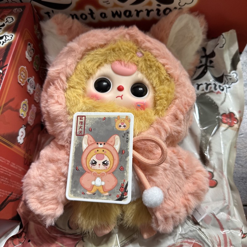 Baby Three I Am Not A Warrior Deer in Fox Costume - Boba Eyes