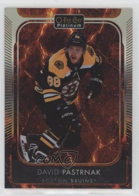 2021-22 O-Pee-Chee Platinum Hot Magma 362/499 David Pastrnak #194 3h1