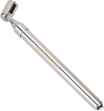 Measureman Heavy Duty Large Bore 360° Swivel Chuck Tire Gauge 