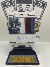 2022 National Treasures SS-JTO- Jalen Tolbert - 3 COLOR RPA AUTO 10/10 - Cowboys