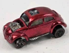 Vintage Hot Wheels 1967 Redline  Volkswagen Magenta / Rose, Mattel - READ