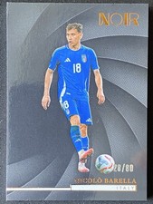 Nicolo Barella 2024-25 Panini Noir Base Set Vertical Bronze /80 #90