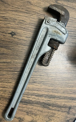 #ad Ridgid 14 Aluminum Pipe Wrench 814 Ridge Tool Company Lifetime Warranty Plumbing $30.00