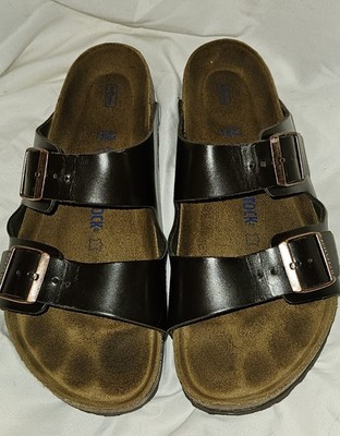 Birkenstock Soft Footbed Arizona Amalfi Testa Di Moro Brown EU 43 US 10-10.5 