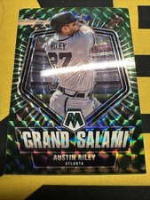 2022 Panini Mosaic - Grand Salami Austin Riley #GS-7 Green Mosaic Prizm