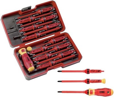 FELO E SMART ELEKTROSCHRAUBENDREHER-SET 14-teilig BOX