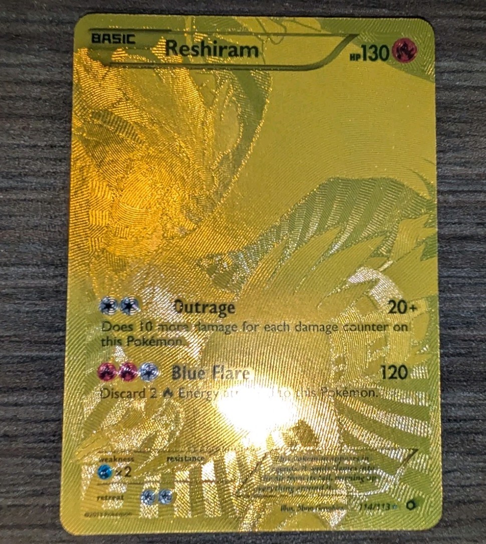 Reshiram (114 Full Art Secret Rare) 114/113 Legendary Treasures