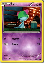 Ralts 55/99 Next Destinies Common Pokemon Card