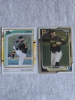 2024 Paul Skenes Bowman Chrome + Donruss Rated Prospect 2 Card Rookie Lot