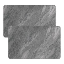 Hocklliy 2 Pcs Stone Bath Mat Quick Dry,40x60 cm Soft Non Slip Absorbent Grey