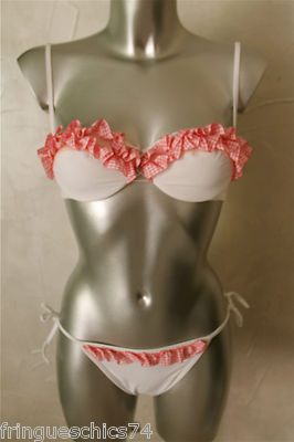 Soutien-gorge Bikini Vichy Rose 90C VANNINA VESPERINI - Neuf Avec étiquettes, Référence V 110