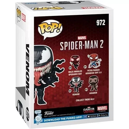 Spider-Man 2 Game Venom Funko Pop! Vinyl Figure #972 | eBay