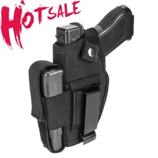 Gun Holster for Pistols 9mm 380 45ACP, IWB/OWB Concealed Carry Pistol Holsters