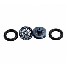 Pro Track .050 x 3/8 x 1/16 Gunmetal Bulldog Wheelie Wheel Kit
