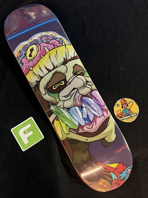 RARE Diamond MAYC Mutant Ape Yacht Club Skateboard Deck Limited Crystal Smile
