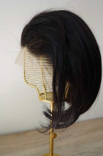 Peluca Bob Frontal Recta Hueso SDD Japonés 12 pulgadas 100% Cabello Humano - Imagen 3 de 21