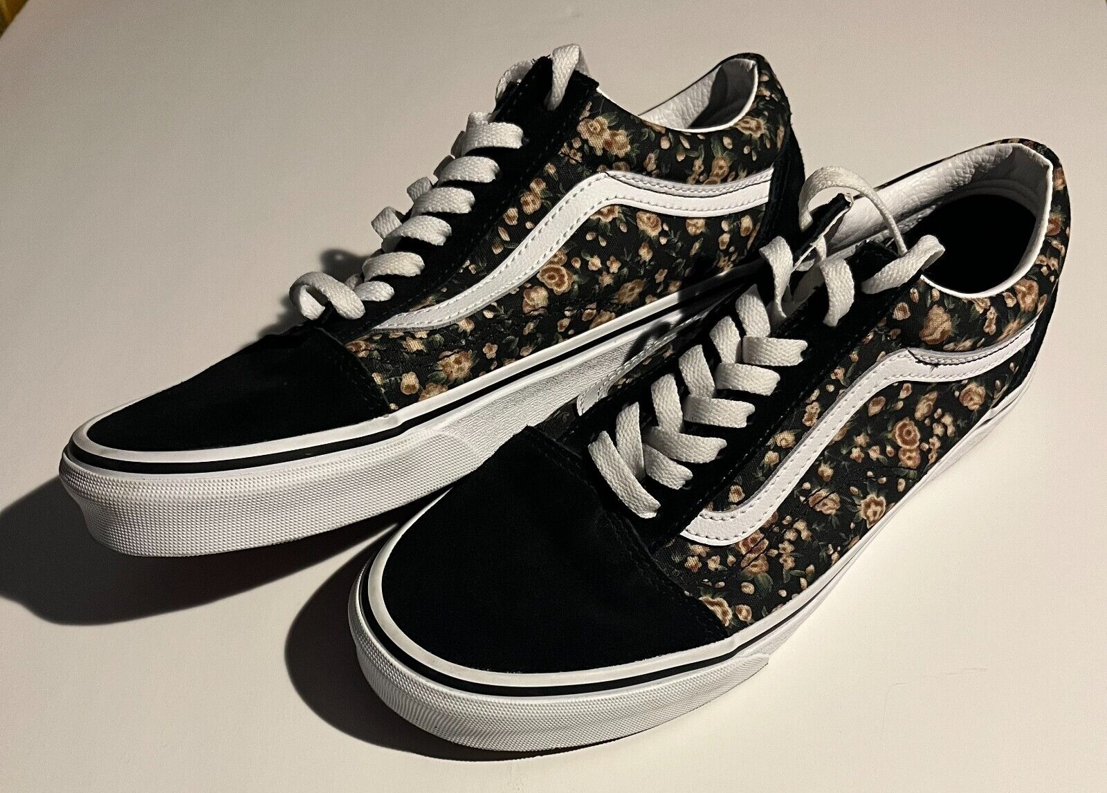 Vans Old Skool Rose Dream Black Skate Shoe Sneaker Mens 9 / Womens 10.5