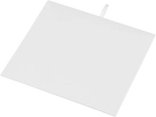 Lot of 12 White Faux Leather Pads Jewelry Inserts Tray Liners 7  X 6  "
