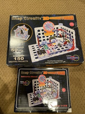 Snap Circuits 3D Illumination Construction Set Model SC-3Di 2016 Elenco Complete