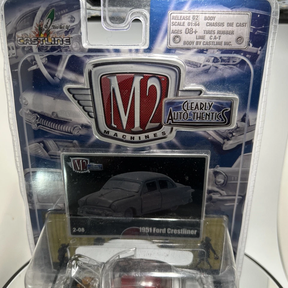 Ford Crestliner 1951 Clearly Auto-Thentics lanzamiento 2 máquinas M2 sellado F1 Foto 2 de 4