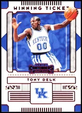 2020 Panini Contenders Draft Picks #24 Tony Delk Winning Ticket Red