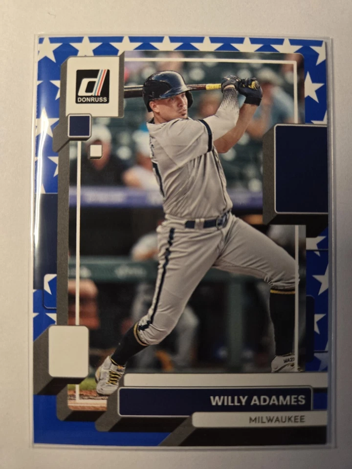 2022 Panini Donruss - Independence Day #139 Willy Adames NM+ Sleeved - Image 3 of 3