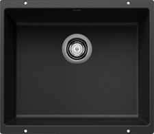 Blanco 442933 Precis 21 in Silgranit Undermount Kitchen Sink COAL BLACK New