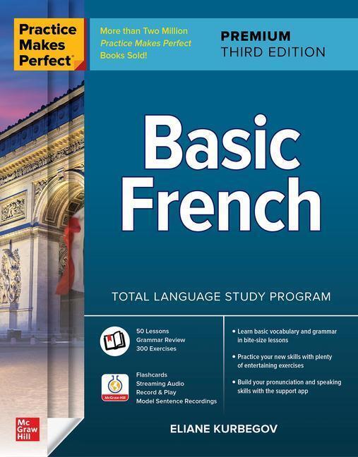 Thumbnail - Eliane Kurbegov | Practice Makes Perfect: Basic French, Premium Third