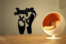 Wall sticker parete scarpette scarpe danza balletto ballet scuola muro N8VP